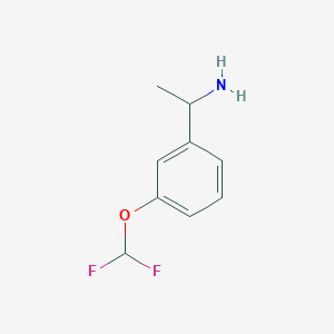 1-[3-(Difluoromethoxy)phenyl]ethanamine