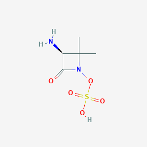 (S)-3-Amino-2,2-dimethyl-4-oxoazetidin-1-yl hydrogen sulfate