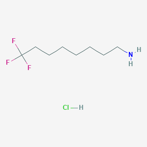 8,8,8-Trifluorooctan-1-amine;hydrochloride
