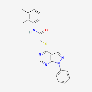 N-(2,3-dimethylphenyl)-2-(1-phenylpyrazolo[3,4-d]pyrimidin-4-yl)sulfanylacetamide