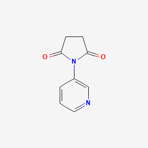 molecular formula C9H8N2O2 B2833148 1-(Pyridin-3-yl)pyrrolidine-2,5-dione CAS No. 82993-35-9