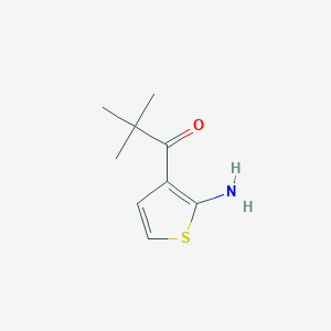 1-(2-Aminothiophen-3-yl)-2,2-dimethylpropan-1-one