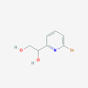molecular formula C7H8BrNO2 B2833152 1-(6-Bromopyridin-2-yl)ethane-1,2-diol CAS No. 1093879-16-3