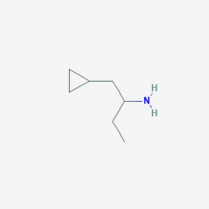 molecular formula C7H15N B2833169 1-环丙基丁-2-胺 CAS No. 910383-54-9