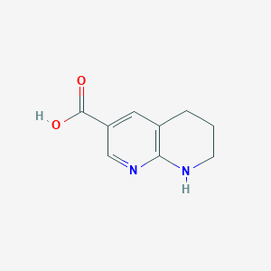 molecular formula C9H10N2O2 B2833203 5,6,7,8-Tetrahydro-1,8-naphthyridine-3-carboxylic acid CAS No. 1023813-84-4