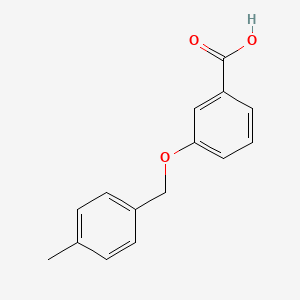 molecular formula C15H14O3 B2833206 3-[(4-Methylbenzyl)oxy]benzoic acid CAS No. 307302-08-5