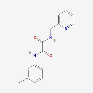 molecular formula C15H15N3O2 B2833267 N-Pyridin-2-ylmethyl-N'-m-tolyl-oxalamide CAS No. 499111-37-4