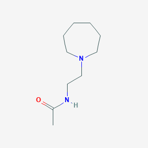 molecular formula C10H20N2O B2833311 N-[2-(azepan-1-yl)ethyl]acetamide CAS No. 1340208-96-9