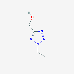 molecular formula C4H8N4O B2833334 (2-ethyl-2h-1,2,3,4-tetrazol-5-yl)methanol CAS No. 1555333-79-3