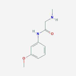 molecular formula C10H14N2O2 B2833361 N-(3-methoxyphenyl)-2-(methylamino)acetamide CAS No. 901273-54-9