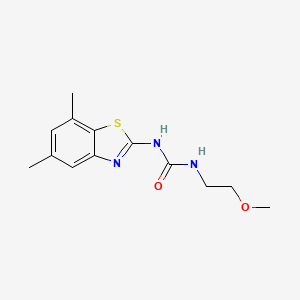 1-(5,7-Dimethylbenzo[d]thiazol-2-yl)-3-(2-methoxyethyl)urea