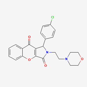 1-(4-Chlorophenyl)-2-(2-morpholinoethyl)-1,2-dihydrochromeno[2,3-c]pyrrole-3,9-dione
