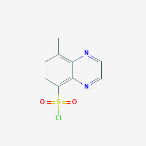 5-Quinoxalinesulfonyl chloride, 8-methyl-