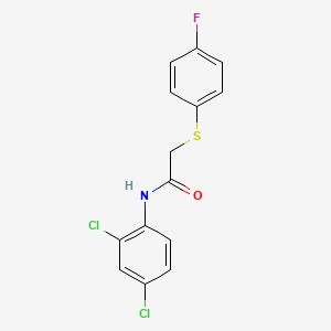 N-(2,4-dichlorophenyl)-2-[(4-fluorophenyl)sulfanyl]acetamide