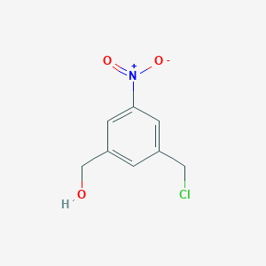 molecular formula C8H8ClNO3 B2833589 3-(Chloromethyl)-5-nitrobenzyl Alcohol CAS No. 2069250-63-9