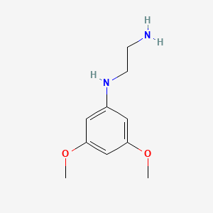 molecular formula C10H16N2O2 B2833681 N-(2-aminoethyl)-3,5-dimethoxyaniline CAS No. 933737-28-1