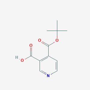molecular formula C11H13NO4 B2833704 4-(Tert-butoxycarbonyl)nicotinic acid CAS No. 1822868-10-9