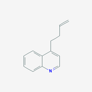 molecular formula C13H13N B2833853 4-(But-3-EN-1-YL)quinoline CAS No. 1545756-20-4