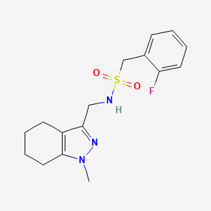 1-(2-fluorophenyl)-N-((1-methyl-4,5,6,7-tetrahydro-1H-indazol-3-yl)methyl)methanesulfonamide