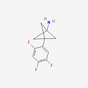 3-(2,4,5-Trifluorophenyl)bicyclo[1.1.1]pentan-1-amine