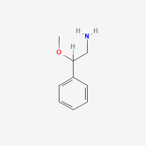 molecular formula C9H13NO B2833967 2-Methoxy-2-phenylethan-1-amine CAS No. 3490-79-7
