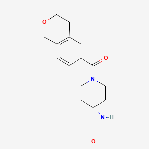 7-(3,4-Dihydro-1H-isochromene-6-carbonyl)-1,7-diazaspiro[3.5]nonan-2-one