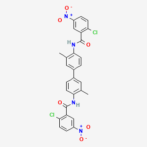 2-chloro-N-[4-[4-[(2-chloro-5-nitrobenzoyl)amino]-3-methylphenyl]-2-methylphenyl]-5-nitrobenzamide