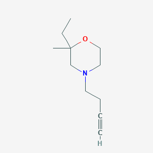 4-But-3-ynyl-2-ethyl-2-methylmorpholine