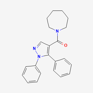 Azepan-1-yl-(1,5-diphenylpyrazol-4-yl)methanone