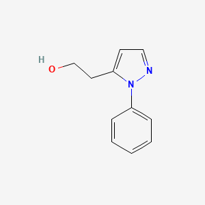 molecular formula C11H12N2O B2834071 2-(1-phenyl-1H-pyrazol-5-yl)ethan-1-ol CAS No. 1044856-44-1