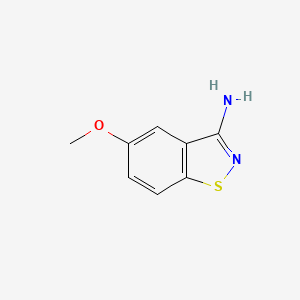 molecular formula C8H8N2OS B2834084 5-Methoxybenzo[d]isothiazol-3-amine CAS No. 613262-21-8