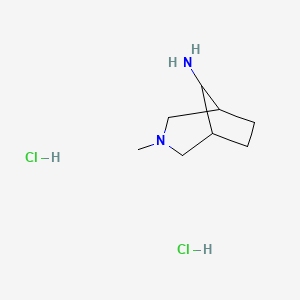 3-Methyl-3-azabicyclo[3.2.1]octan-8-amine dihydrochloride