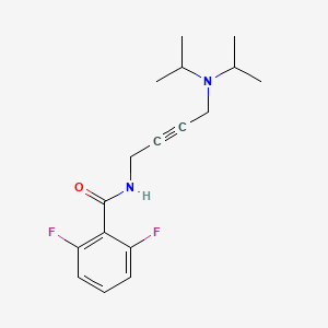 N-(4-(diisopropylamino)but-2-yn-1-yl)-2,6-difluorobenzamide