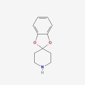 molecular formula C11H13NO2 B2834230 Spiro[1,3-benzodioxole-2,4'-piperidine] CAS No. 7677-96-5
