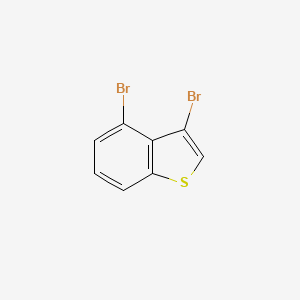 molecular formula C8H4Br2S B2834234 3,4-dibromo-1-benzothiophene CAS No. 153798-98-2