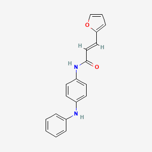 (2E)-3-(furan-2-yl)-N-[4-(phenylamino)phenyl]prop-2-enamide