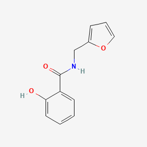 molecular formula C12H11NO3 B2834268 N-(furan-2-ylmethyl)-2-hydroxybenzamide CAS No. 13156-92-8