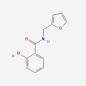 molecular formula C12H11NO3 B2834268 N-(2-furylmethyl)-2-hydroxybenzamide CAS No. 13156-92-8