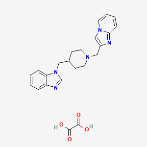 1-((1-(imidazo[1,2-a]pyridin-2-ylmethyl)piperidin-4-yl)methyl)-1H-benzo[d]imidazole oxalate