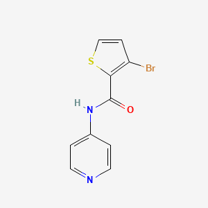 molecular formula C10H7BrN2OS B2834402 3-Bromo-N-(pyridin-4-yl)thiophene-2-carboxamide CAS No. 1274067-60-5
