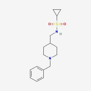 N-((1-benzylpiperidin-4-yl)methyl)cyclopropanesulfonamide