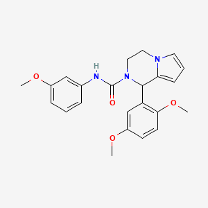 1-(2,5-dimethoxyphenyl)-N-(3-methoxyphenyl)-3,4-dihydropyrrolo[1,2-a]pyrazine-2(1H)-carboxamide