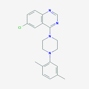 6-Chloro-4-[4-(2,5-dimethylphenyl)piperazin-1-yl]quinazoline