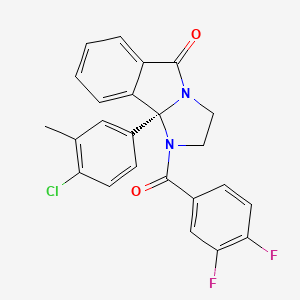 molecular formula C24H17ClF2N2O2 B2834607 (R)-VU 6008667 CAS No. 2097818-14-7