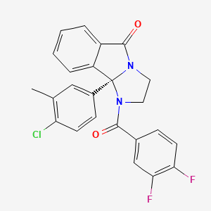 (9Br)-9b-(4-chloro-3-methylphenyl)-1-(3,4-difluorobenzoyl)-2,3-dihydroimidazo[2,1-a]isoindol-5-one