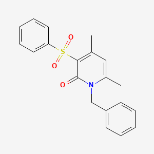 1-benzyl-4,6-dimethyl-3-(phenylsulfonyl)-2(1H)-pyridinone