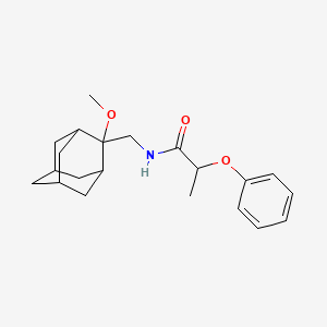 N-(((1R,3S,5r,7r)-2-methoxyadamantan-2-yl)methyl)-2-phenoxypropanamide