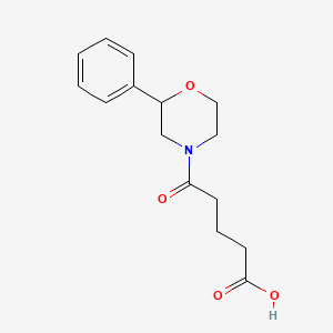 5-Oxo-5-(2-phenylmorpholino)pentanoic acid