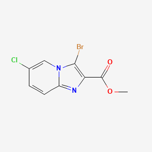Methyl 3-bromo-6-chloroimidazo[1,2-a]pyridine-2-carboxylate