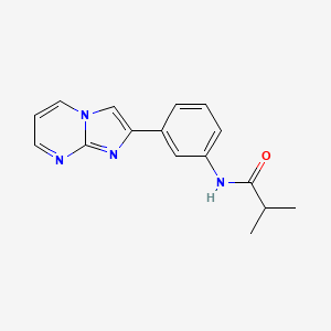 N-(3-(imidazo[1,2-a]pyrimidin-2-yl)phenyl)isobutyramide